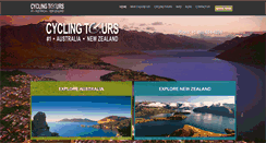 Desktop Screenshot of cyclingtours.com.au